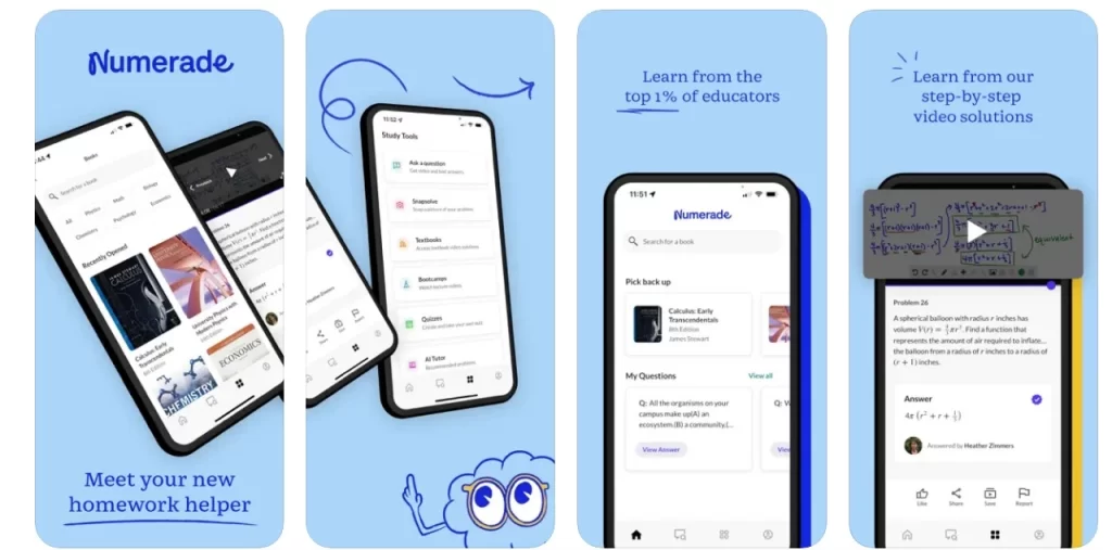 Numerade Online Tutoring App