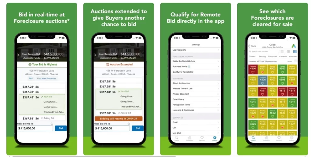 Auction.com online auction app