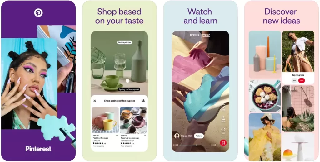 Pinterest Machine Learning App Example