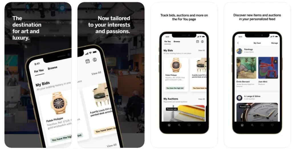 Sotheby online auction app