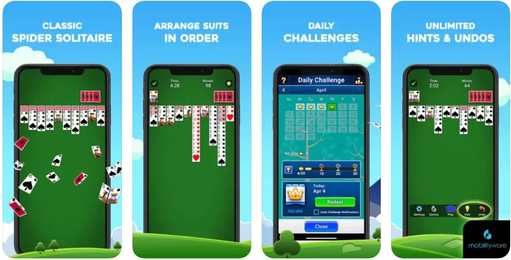 Spider Solitaire Card Game App