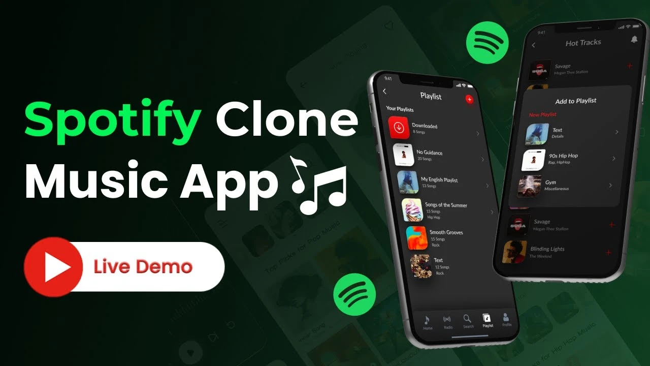 Spotify clone app