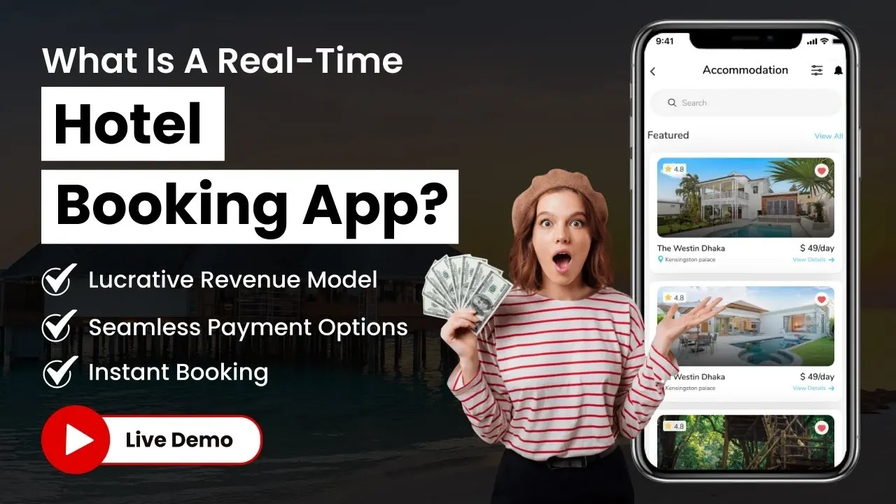 On-Demand Hotel Booking App Live Demo
