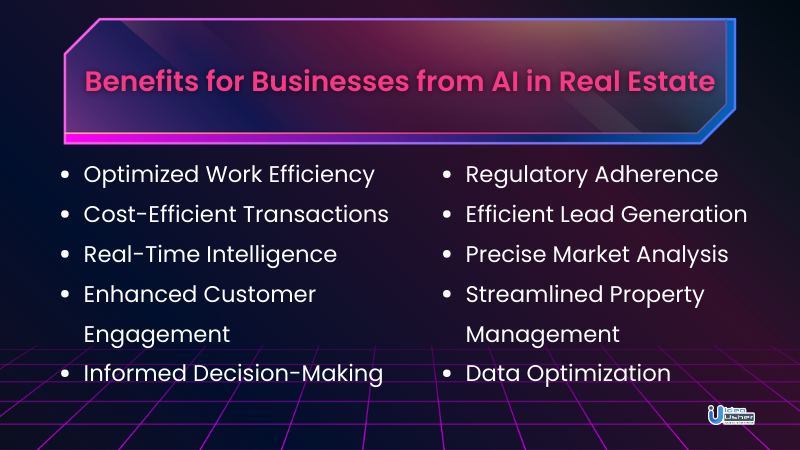 Benefits for Businesses from AI in Real Estate