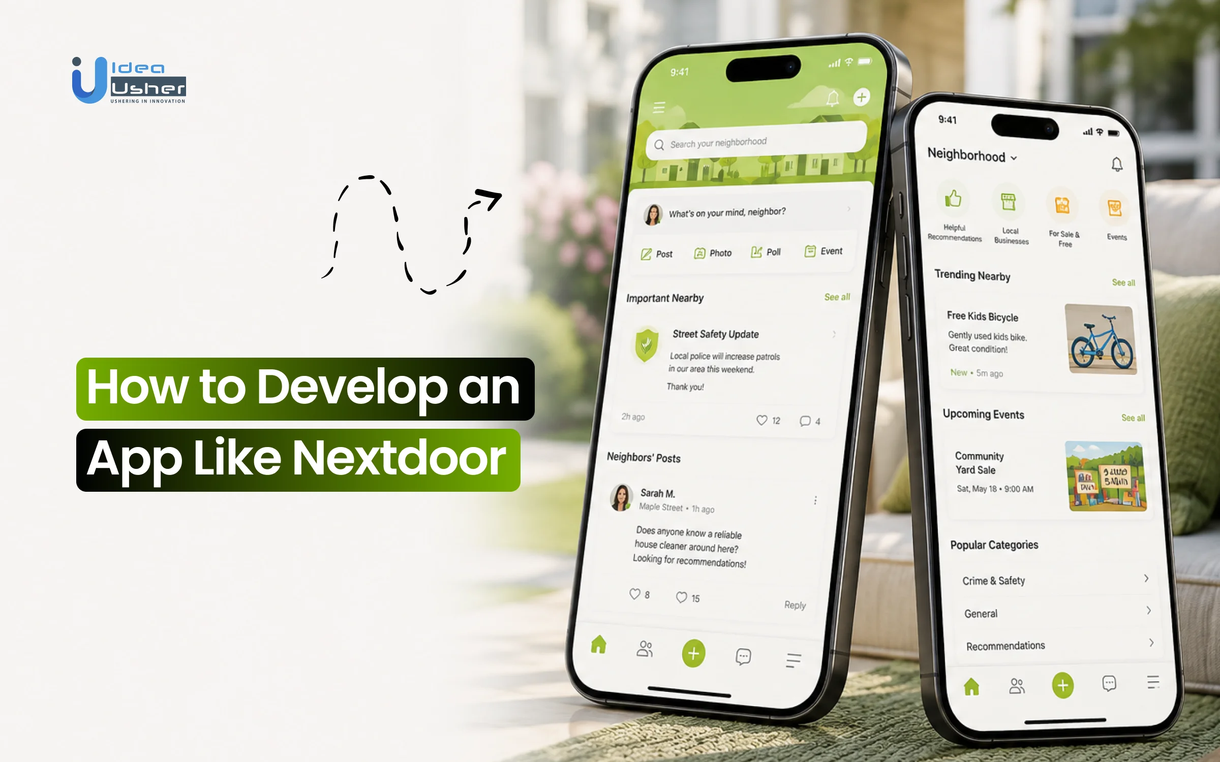 neighborhood app like Nextdoor development