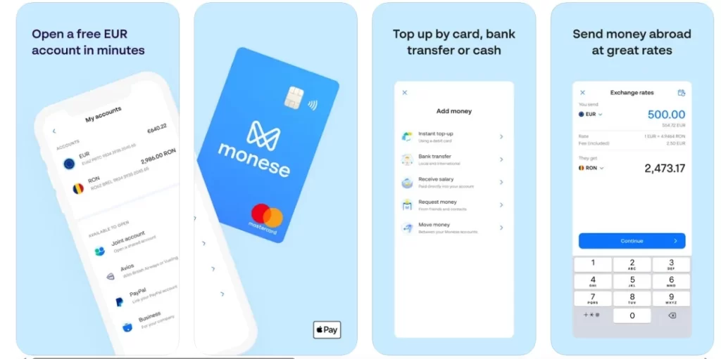 Monese Fintech App