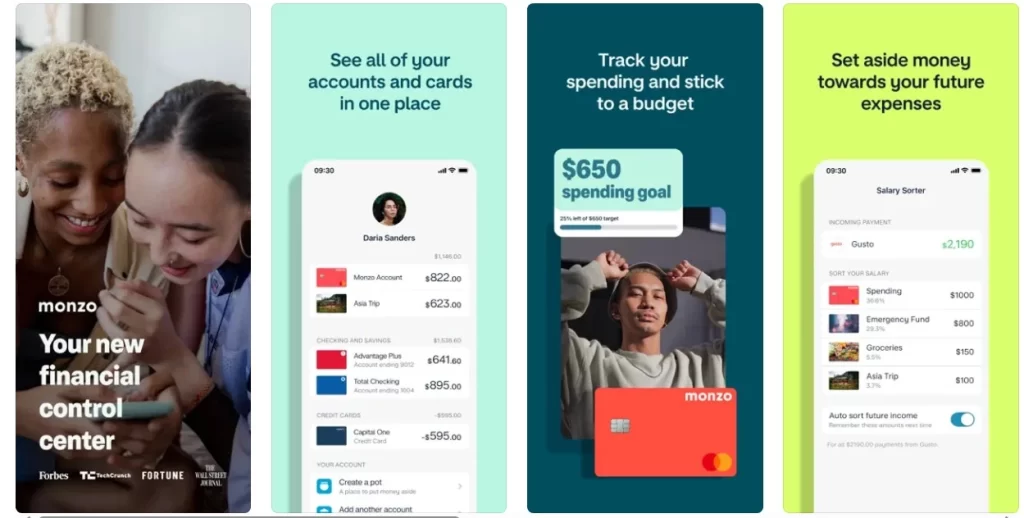 Monzo Fintech App