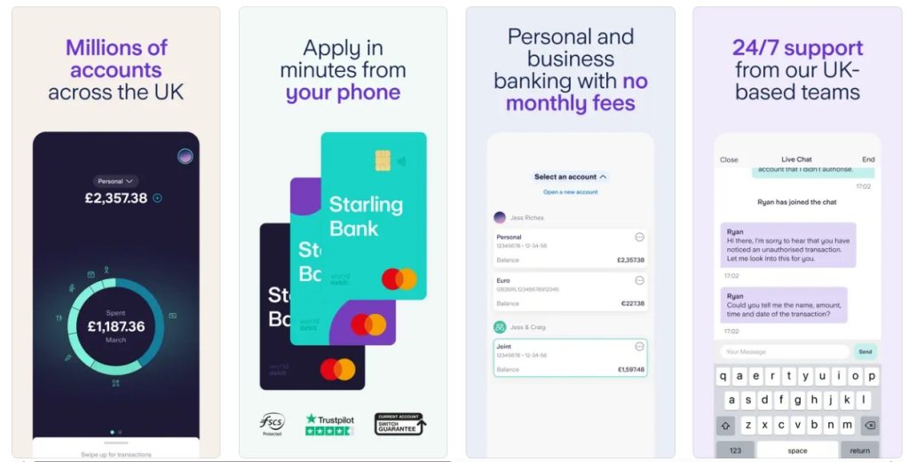 Starling Fintech App