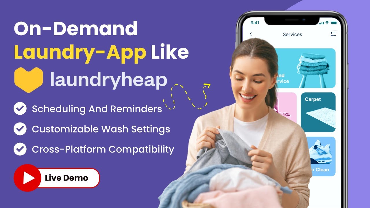 Laundry App Like Laundryheap Walkthorugh