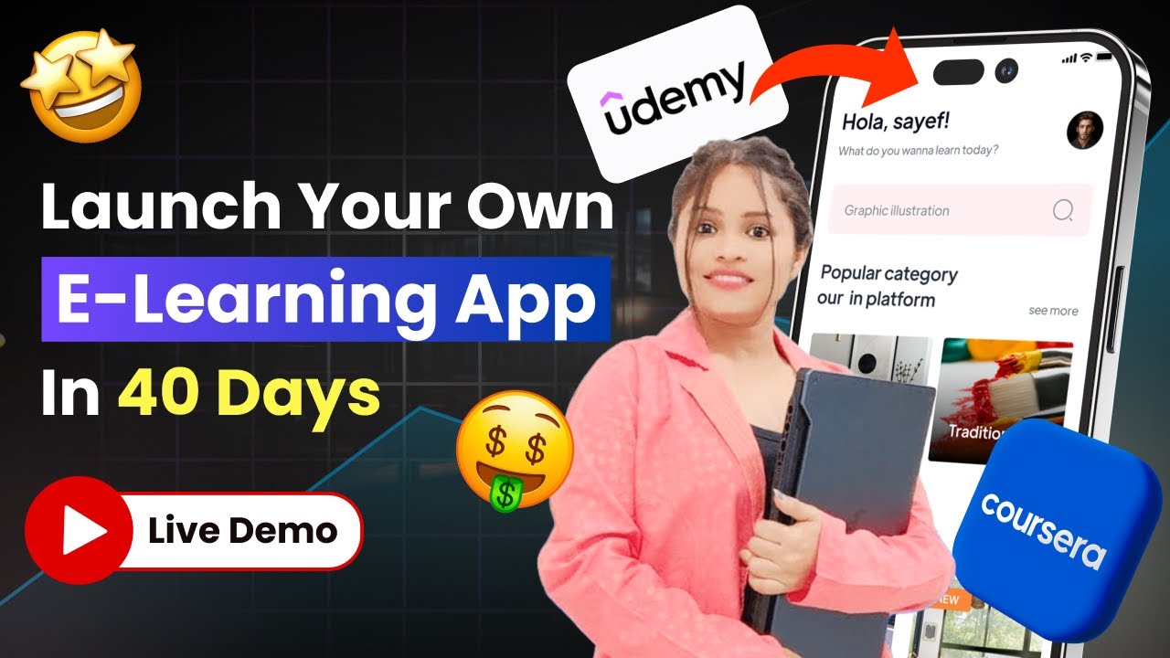 E-Learning App Like Udemy Live Demo