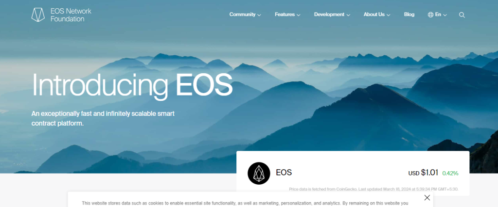 EOS (EOS) Smart Contract Platform 