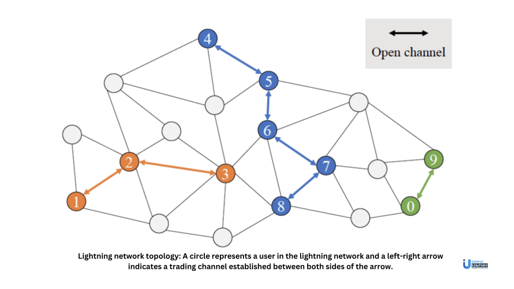 Lightening ledger network topology