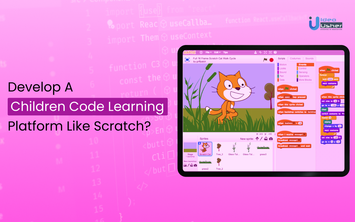 Develop a Children Code Learning Platform like Scratch