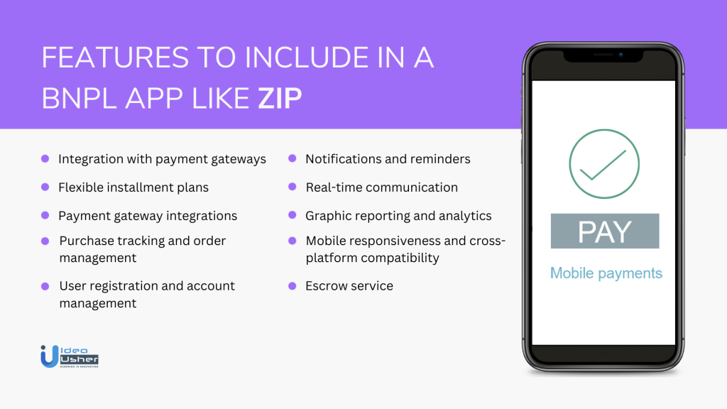 Features To Include In A BNPL App Like Zip