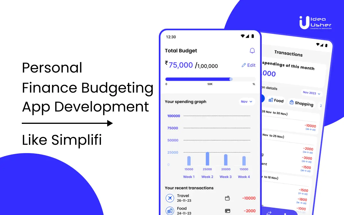 Personal Finance Budgeting App Development like Simplifi