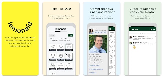 Lemonaid Health: patient care app