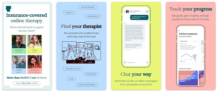 Talkspace Therapy & Counseling: patient care app