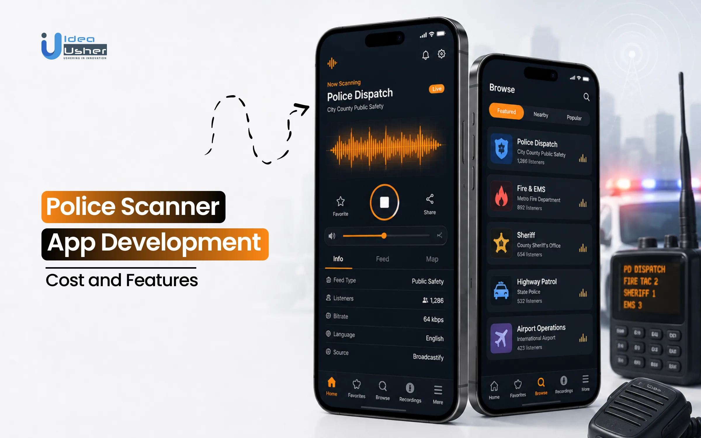 Police Scanner App Development - Cost and Features