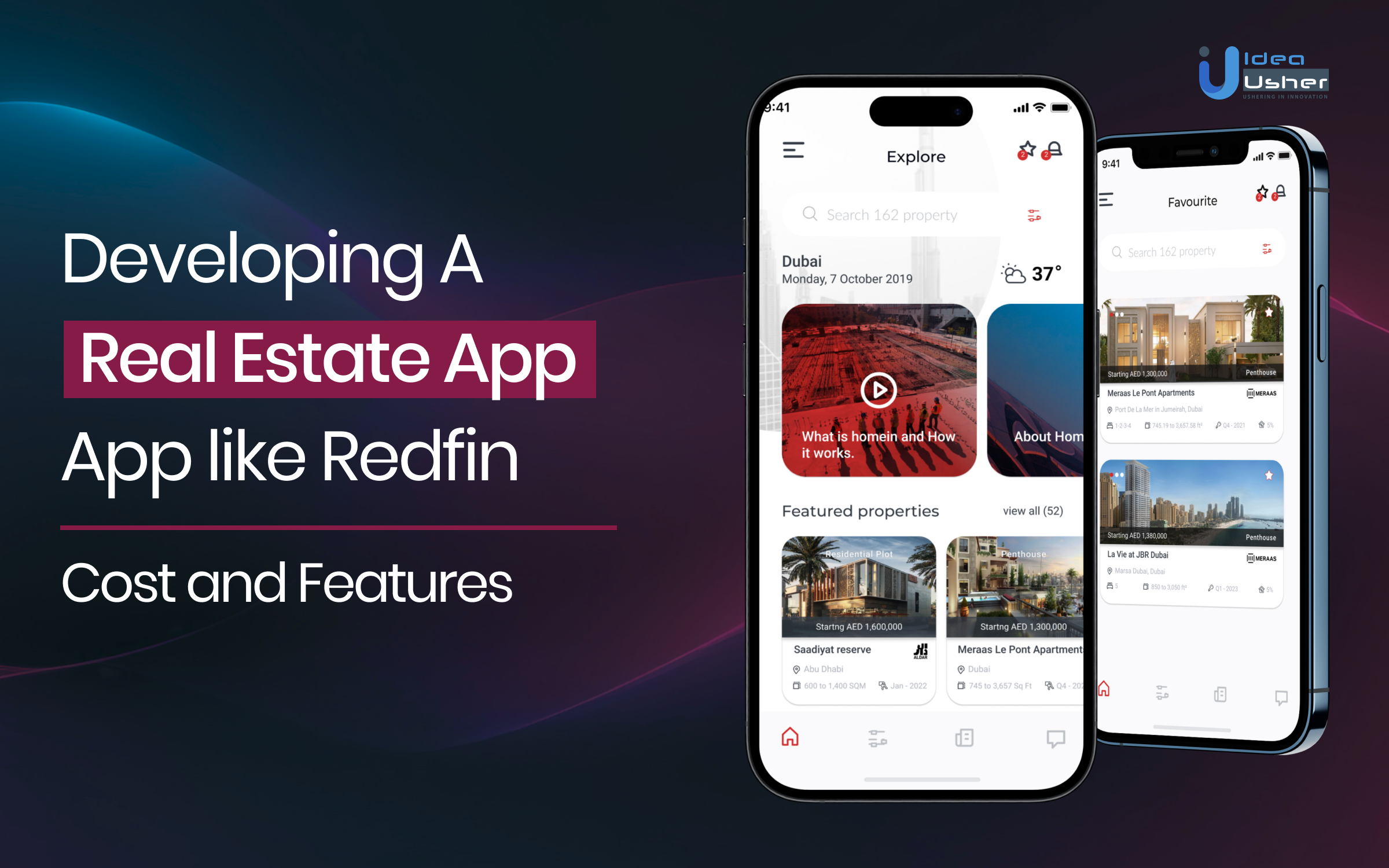 Develop Real Estate App like Redfin