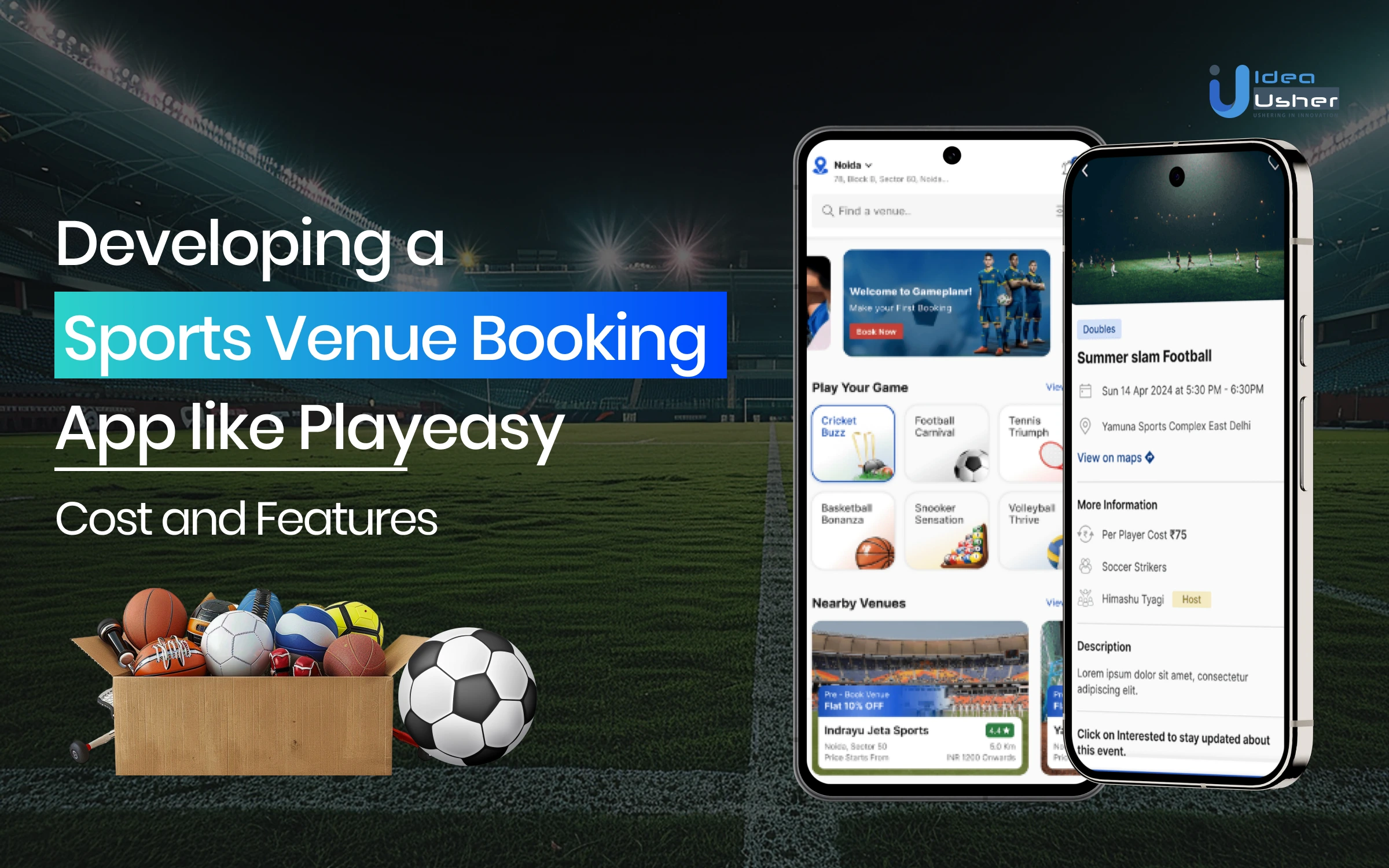 Develop a Sports Venue Booking App like Playeasy