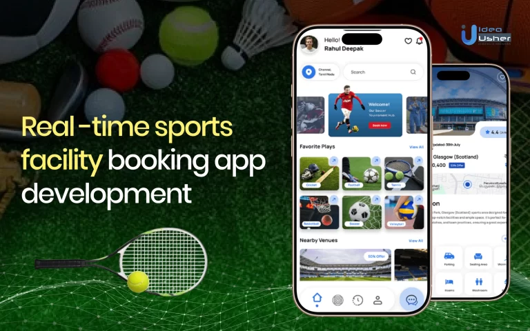 Real-time sports facility booking app development