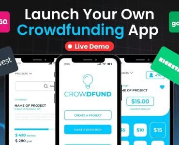 Crowdfunding and Donation App like GoFundMe, Kickstarter, or Indiegogo