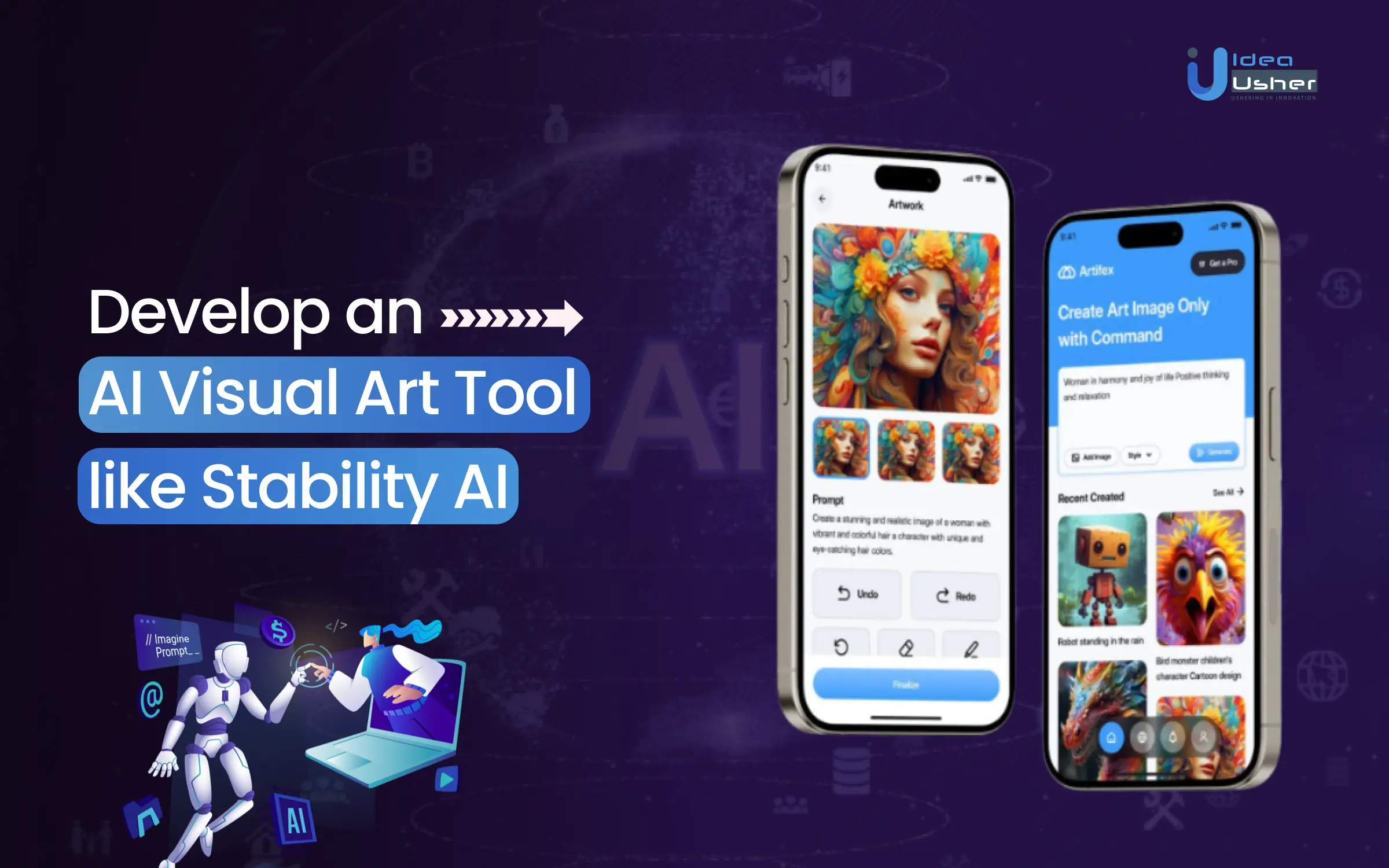 Develop an AI Visual Art Tool Like Stability AI