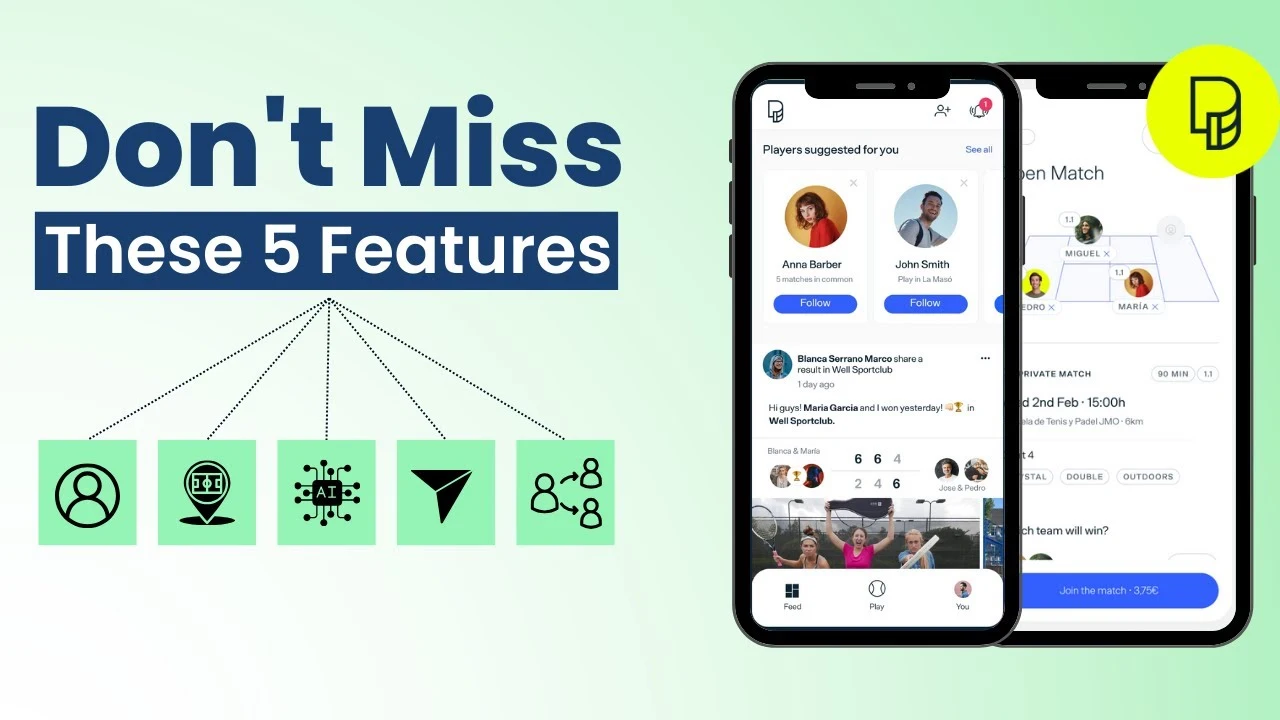 Top 5 Must-Have Features for Every Padel Tennis App in 2024