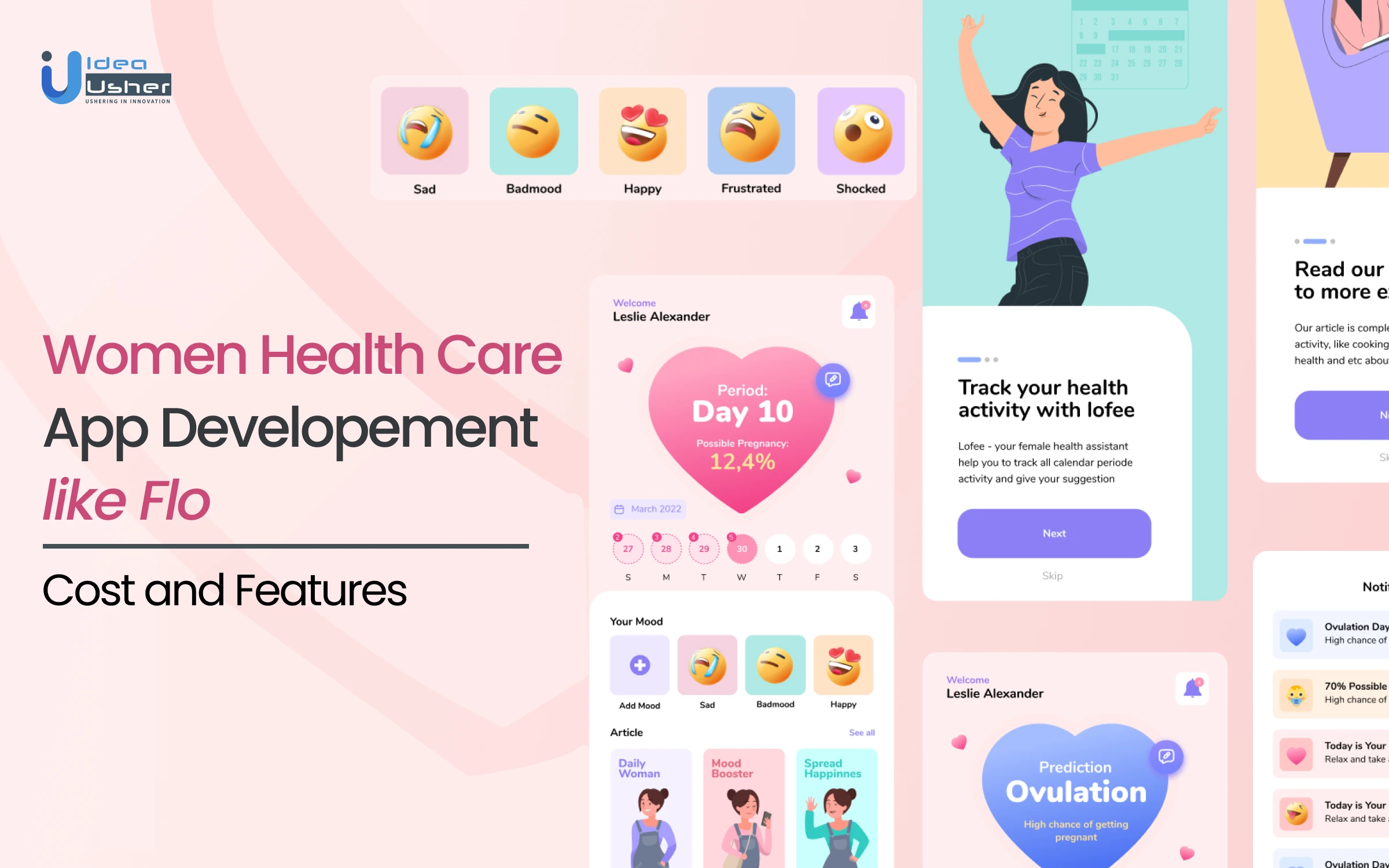 women health care app development