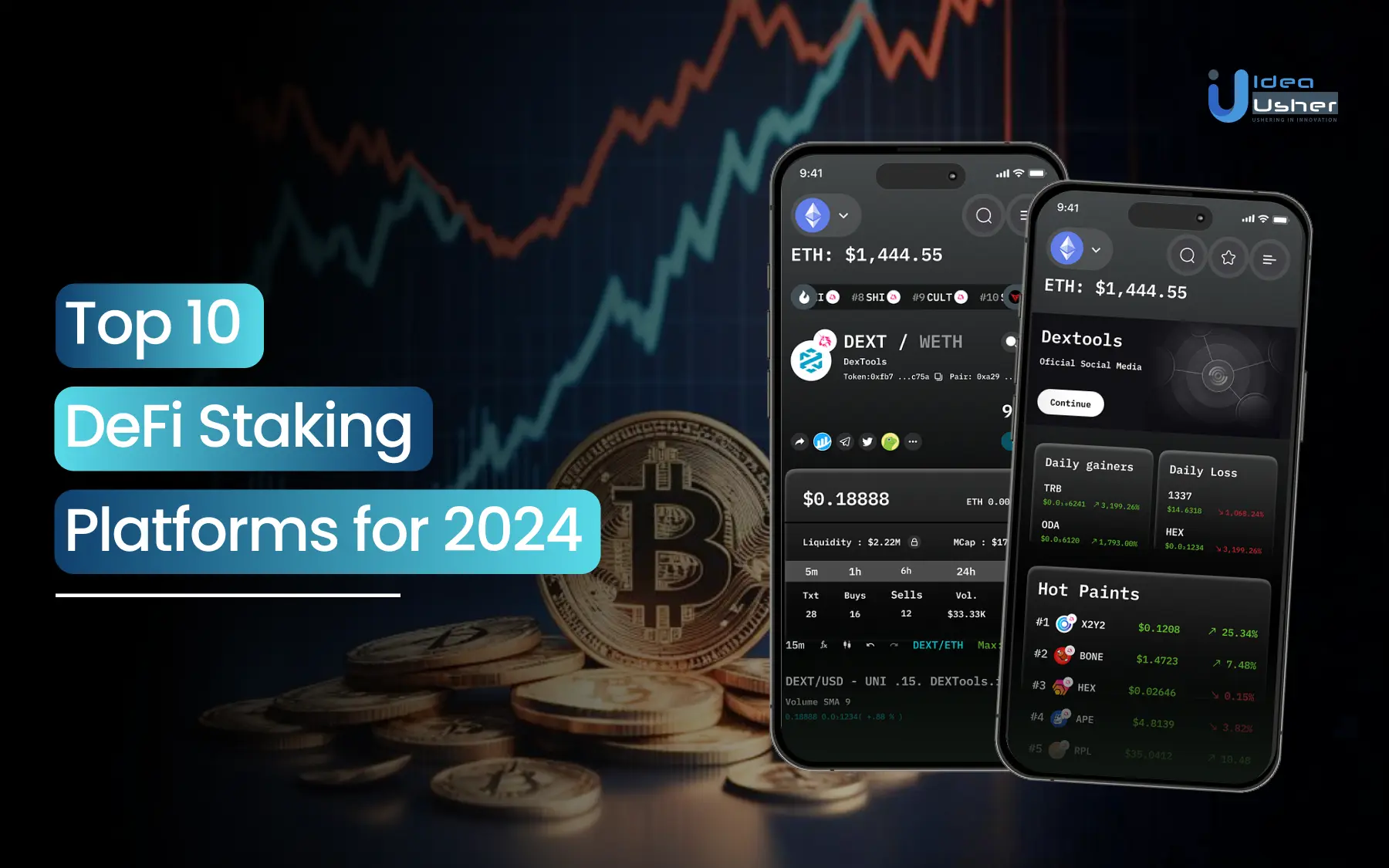 Top 10 DeFi Staking Platforms for 2024