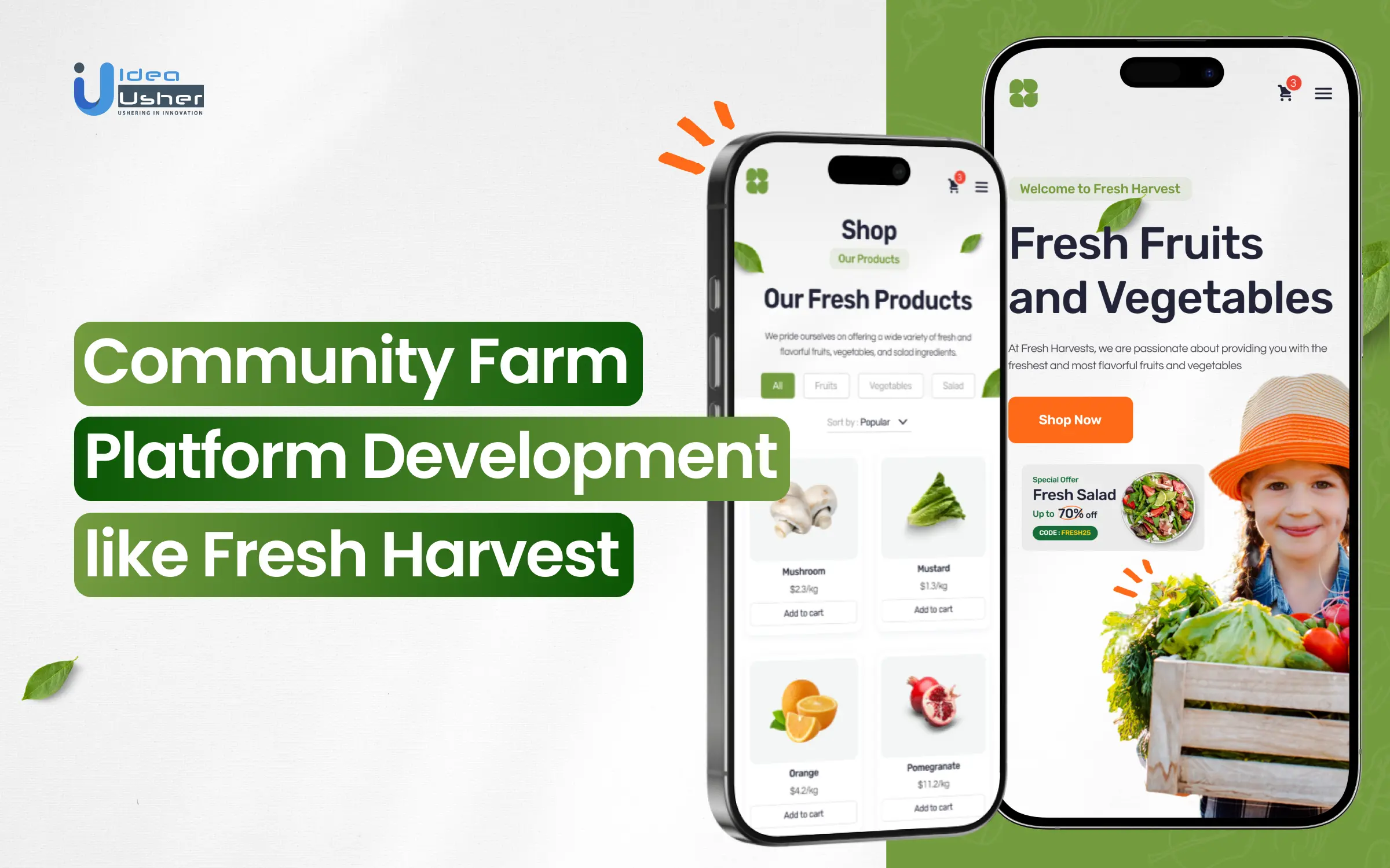 Community Farm Platform Development Like Fresh-Harvest