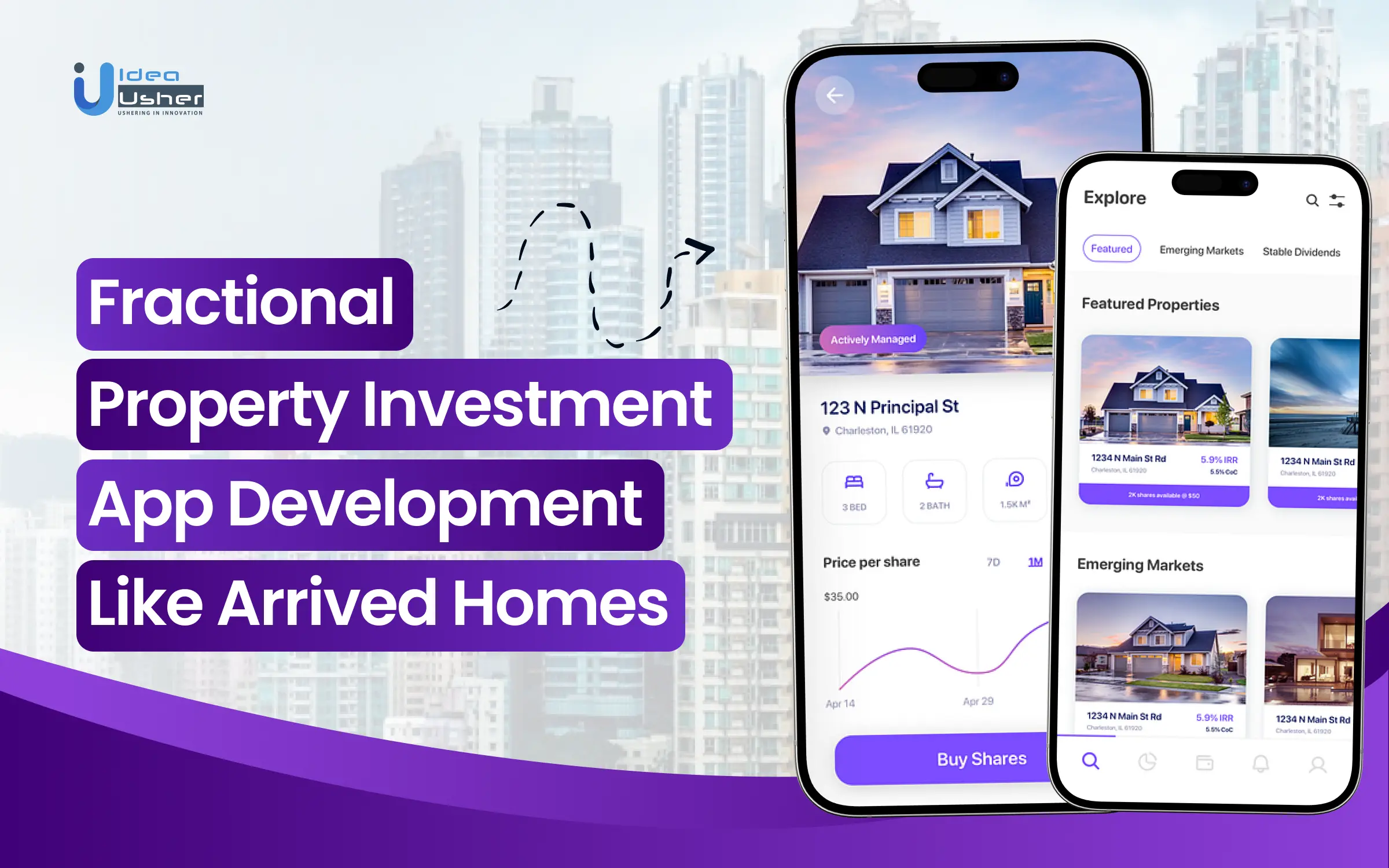 Fractional Property Investment App Development like Arrived Homes