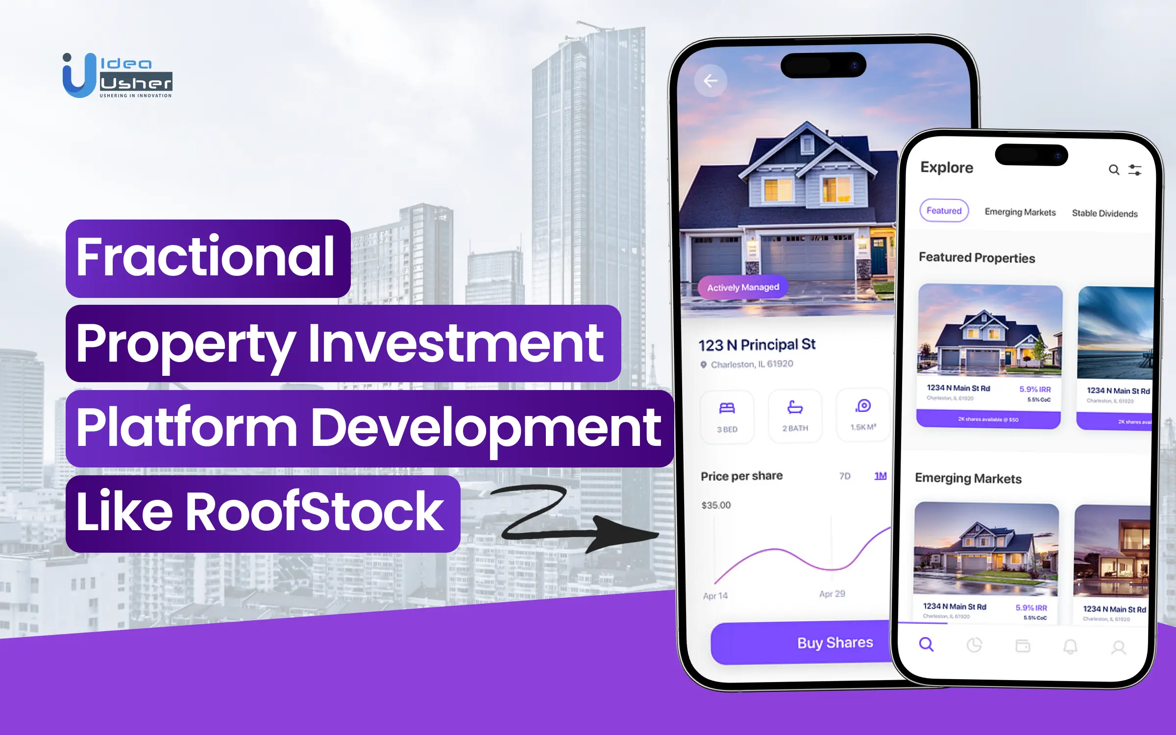 Fractional Property Investment Platform Development like Roofstock