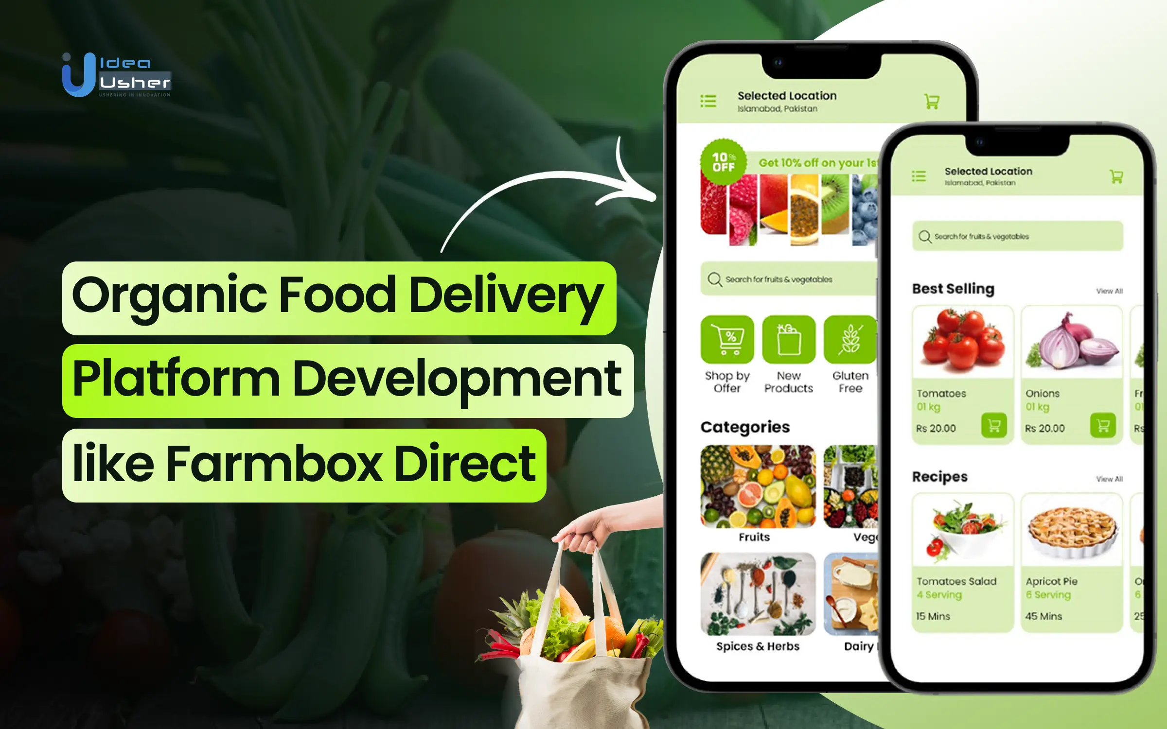 Organic Food Delivery Platform Development like Farmbox Direct