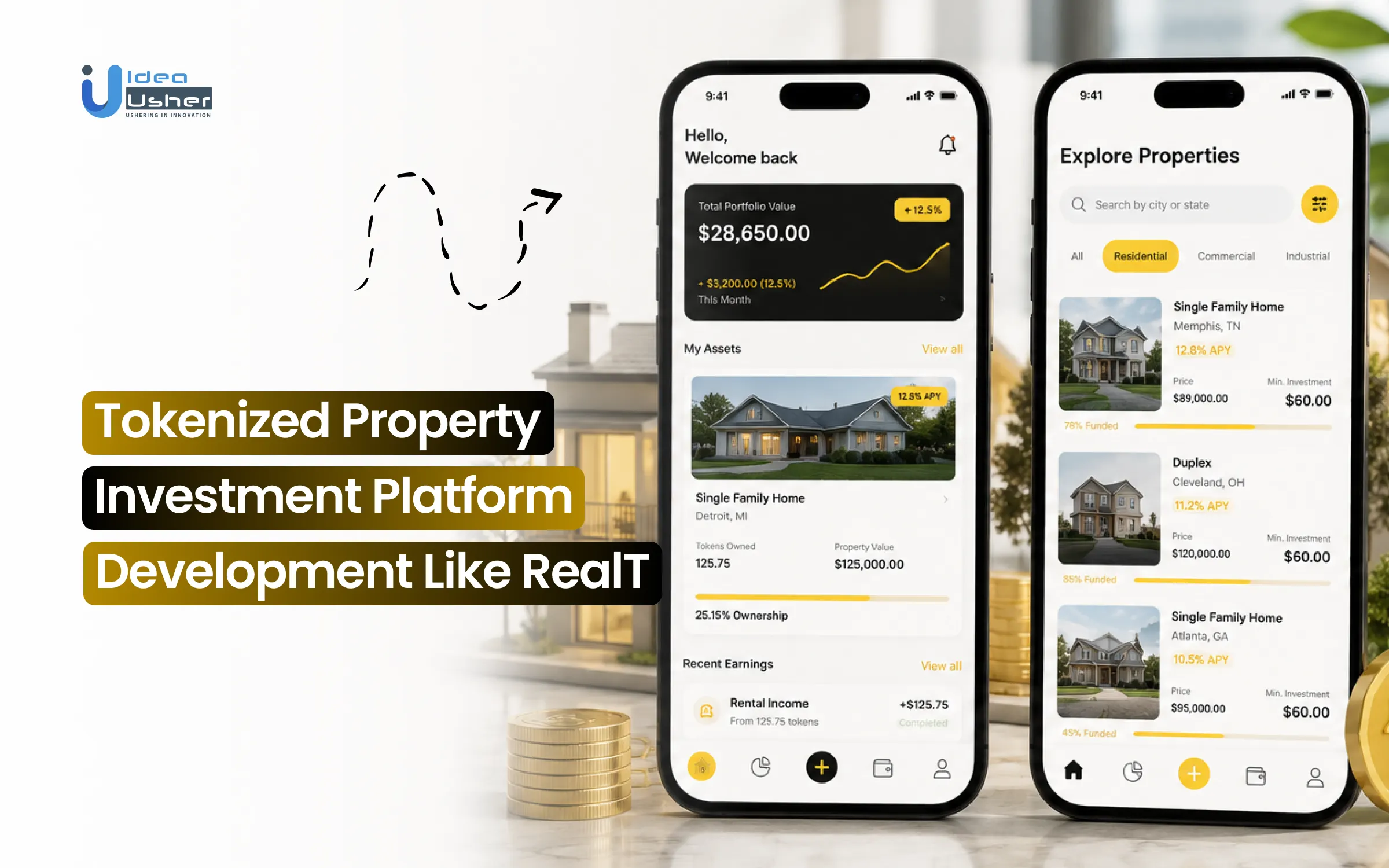 Tokenized Property Investment Platform Development Like RealT