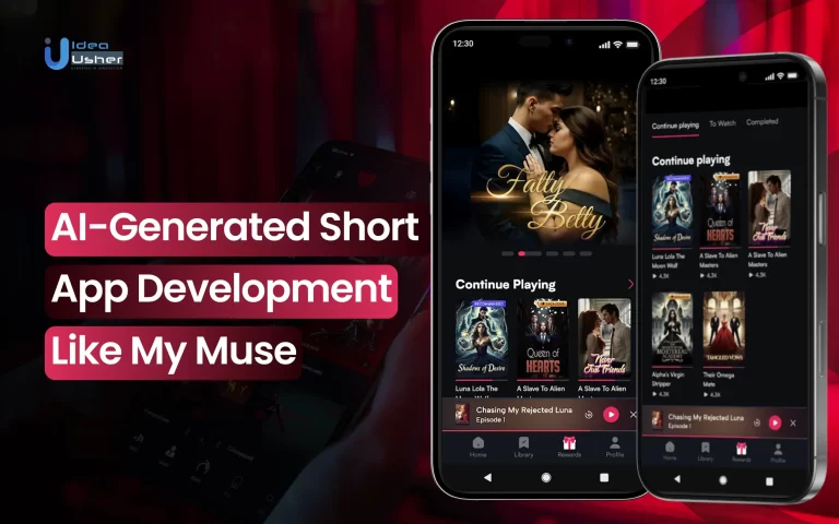 AI-generated short series app development Like My Muse