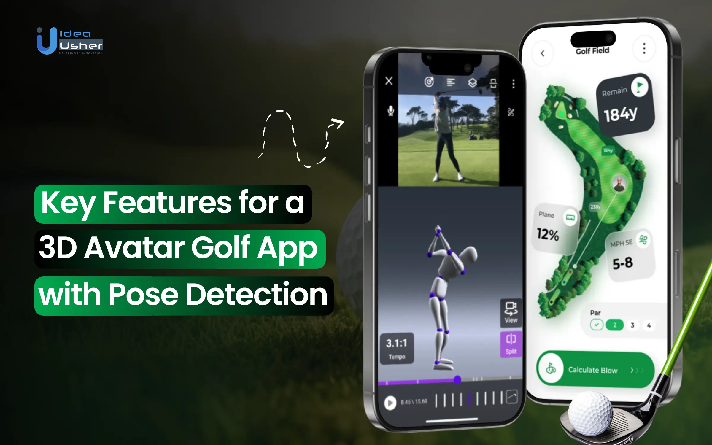 Key Features for a 3D Avatar Golf App with Pose Detection