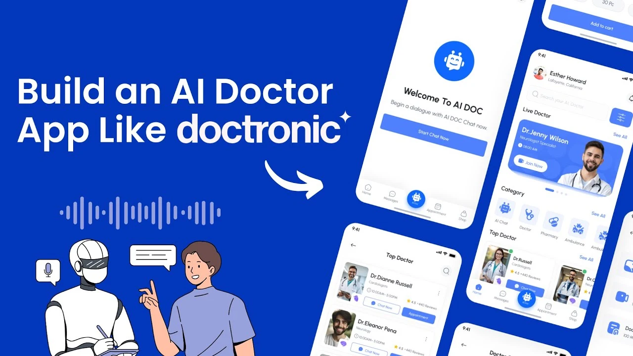 How to Build an AI Health App Like Doctronic in 2025