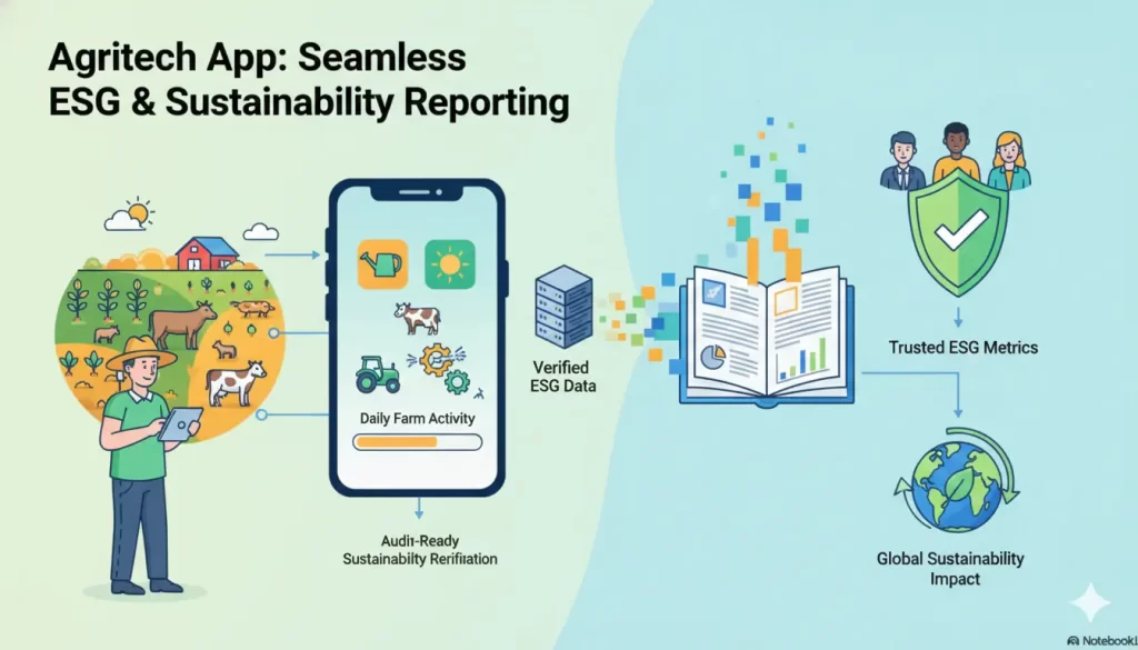 How Does an Agritech App Support ESG & Sustainability Reporting?