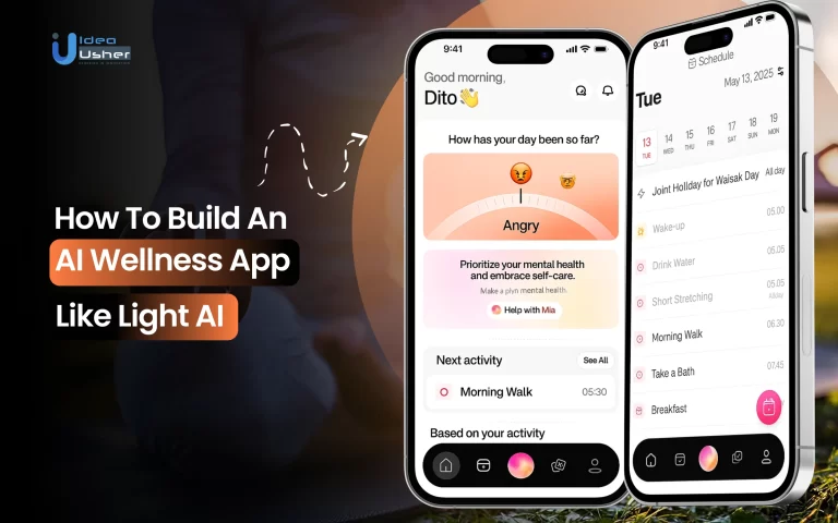 AI Wellness App Like Light AI development