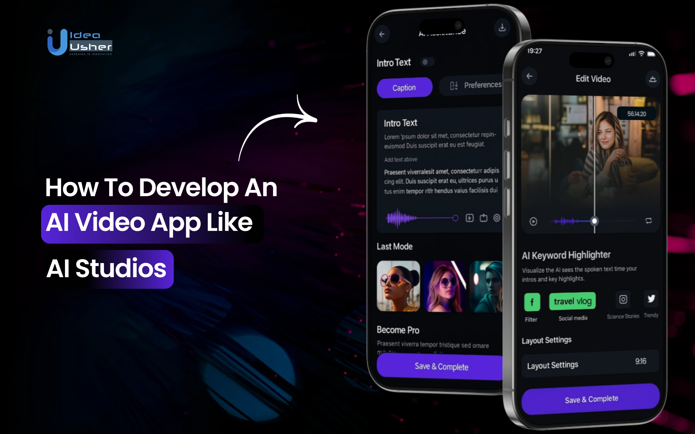 AI video app development