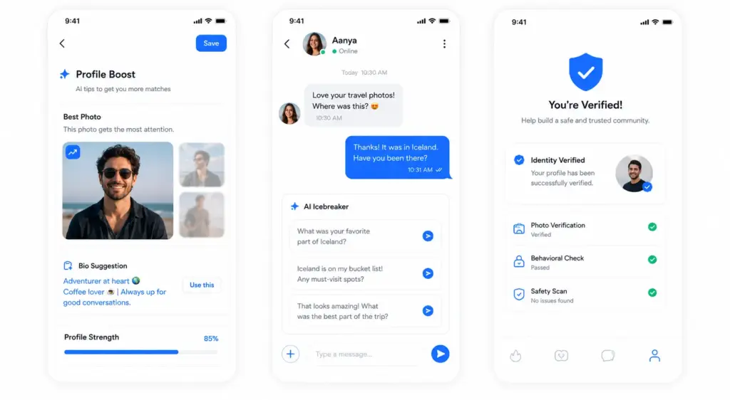 How Successful Dating Apps Use AI Beyond Matching?