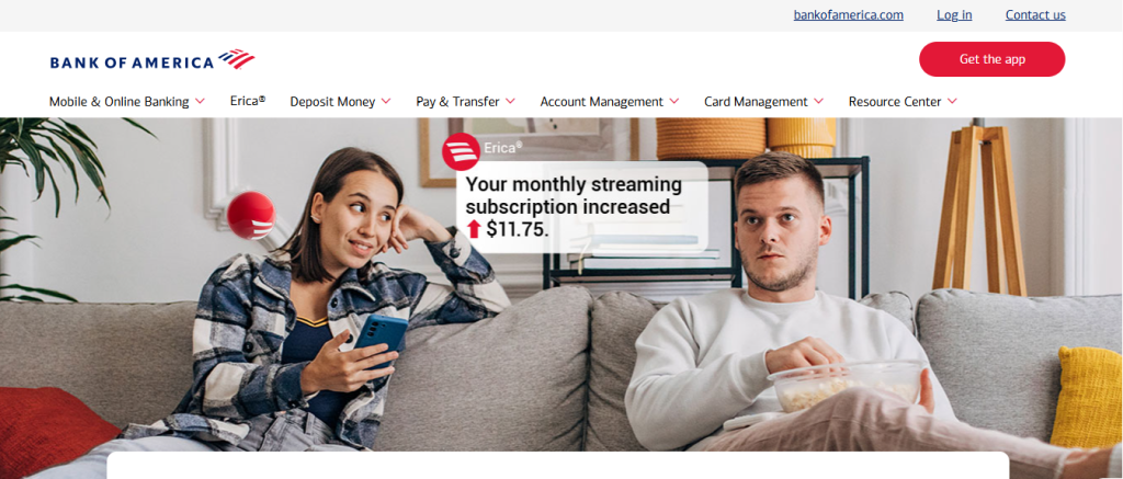 Bank of America – Erica