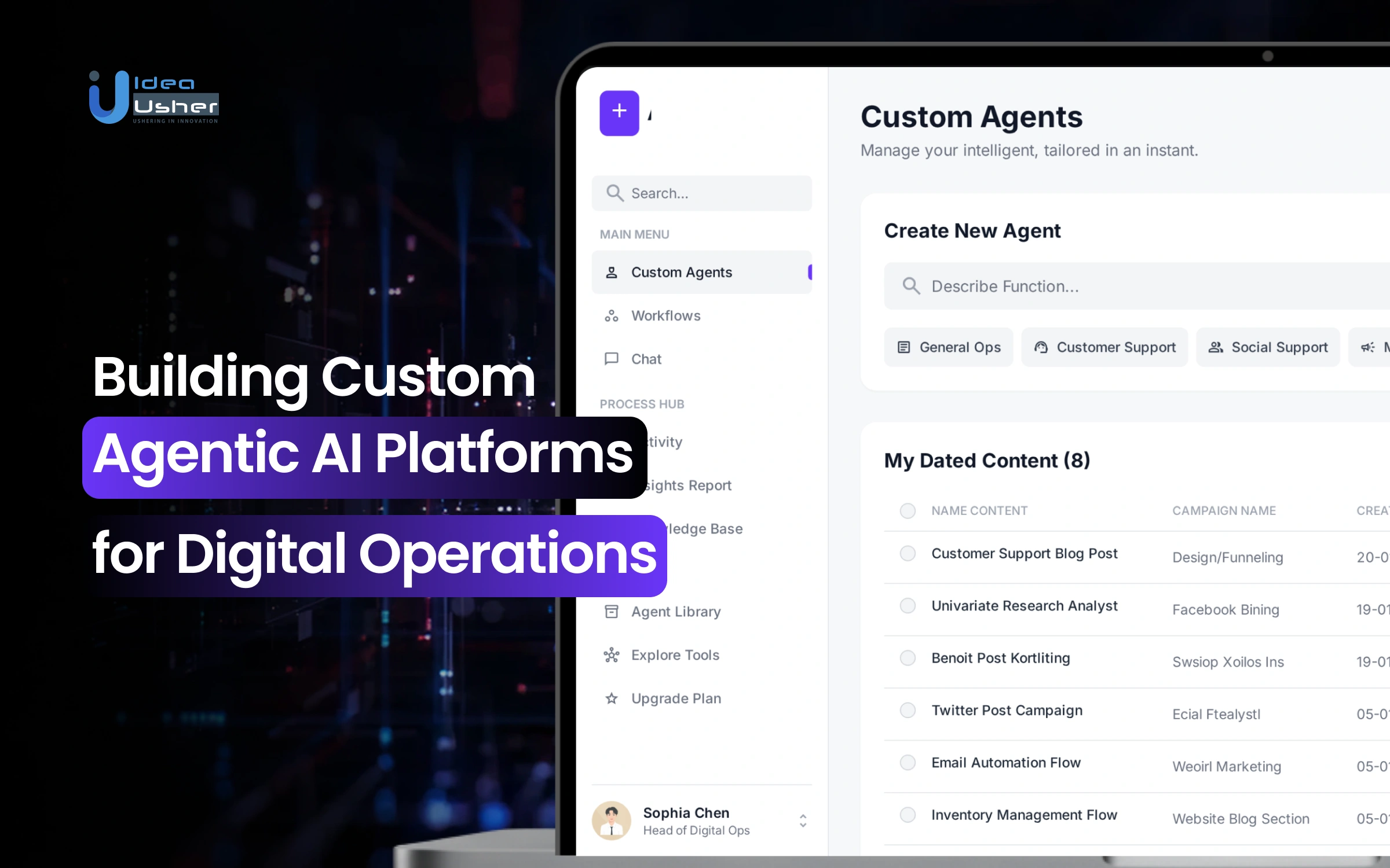 Building Custom Agentic AI Platforms for Digital Operations