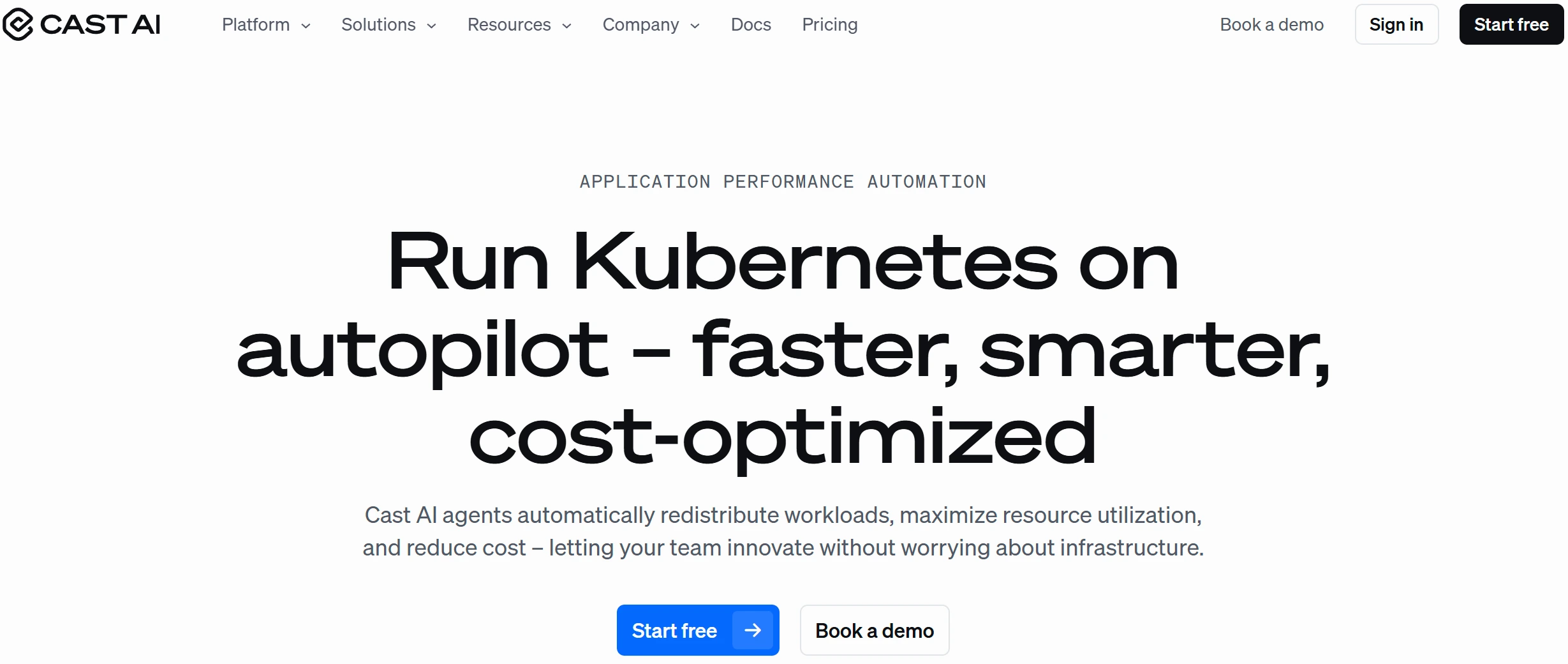 cloud-native agentic AI platform development