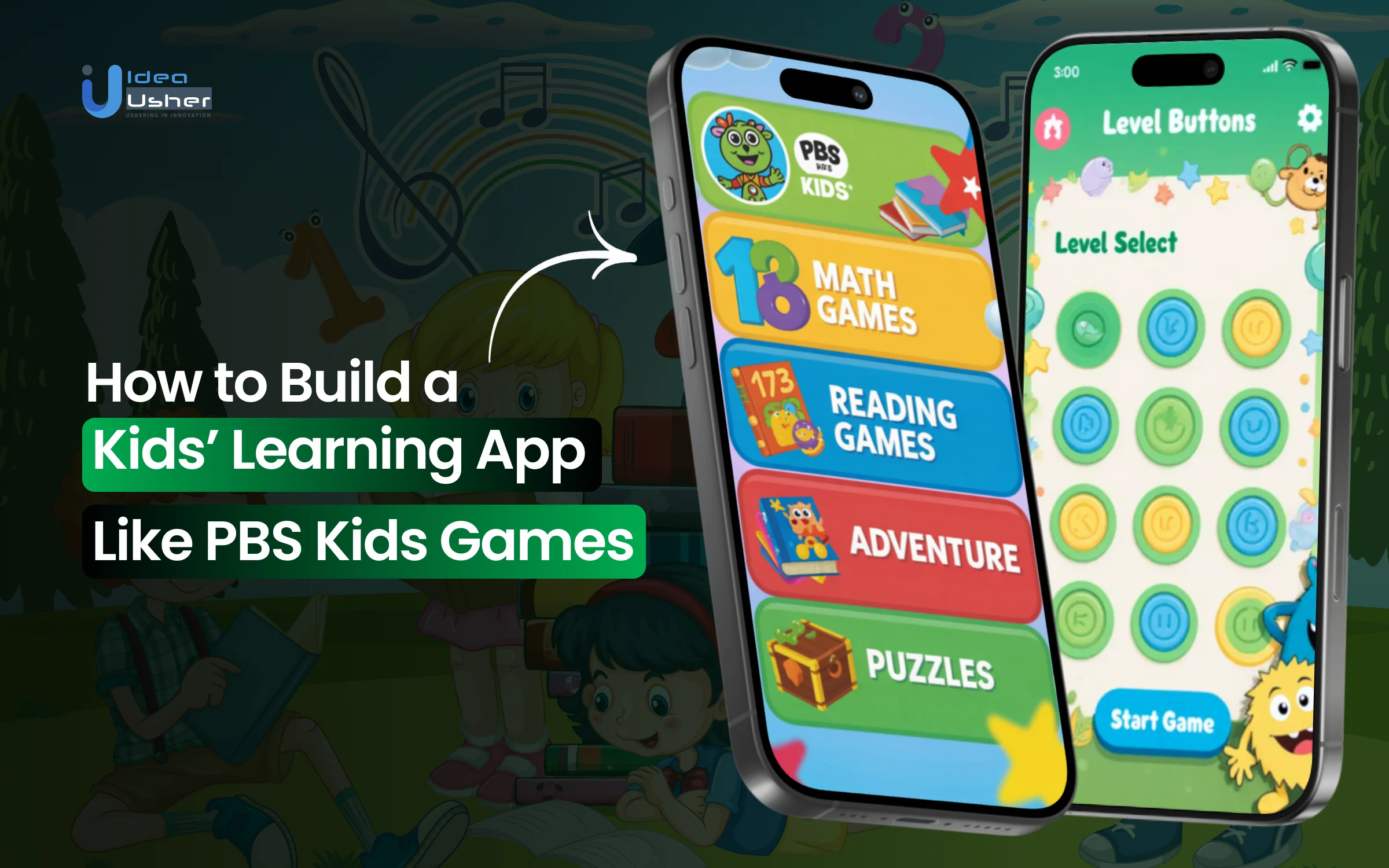 Kids’ Gaming Learning App like PBS KIDS Gaming development