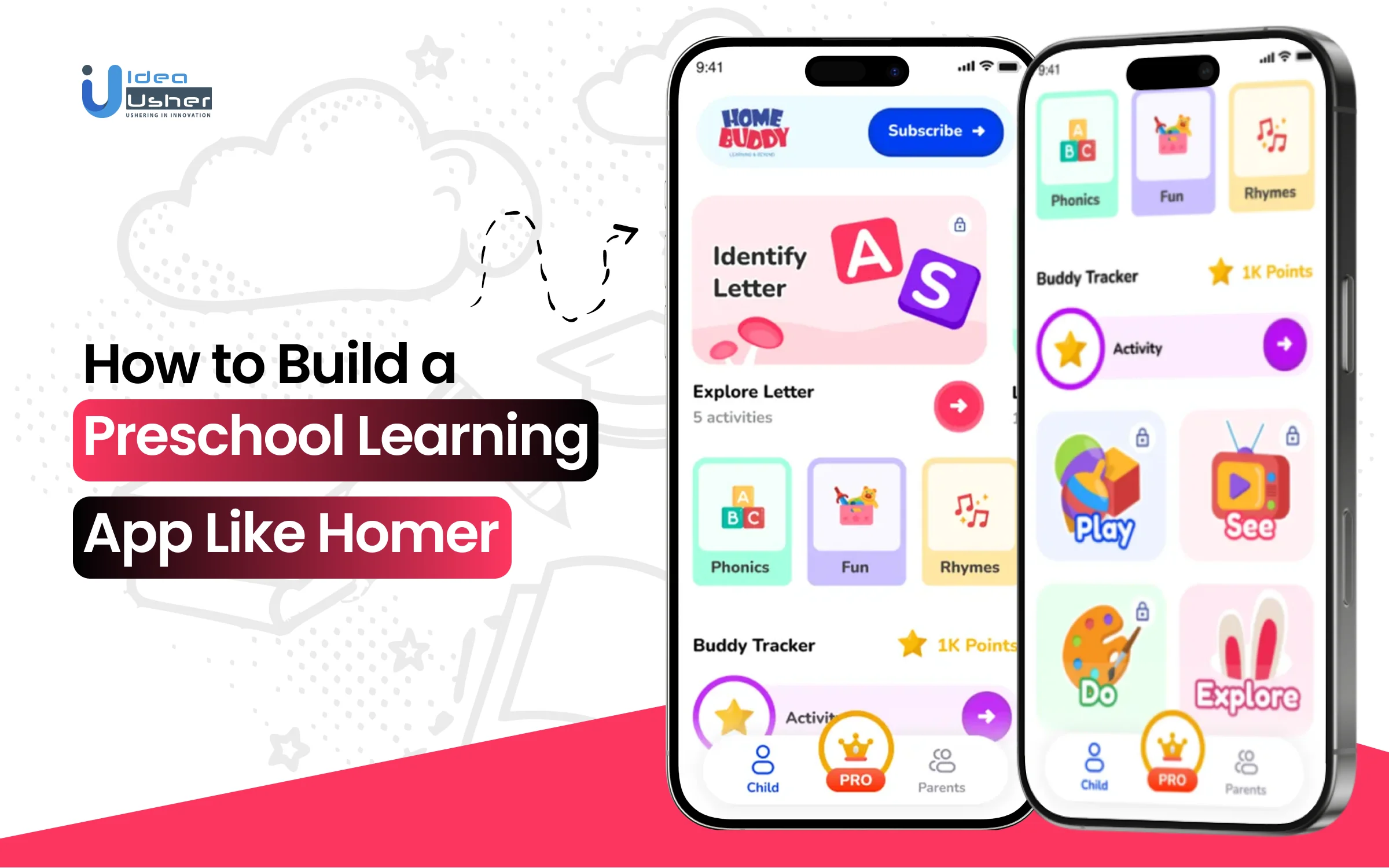 preschool learning app Like Homer development