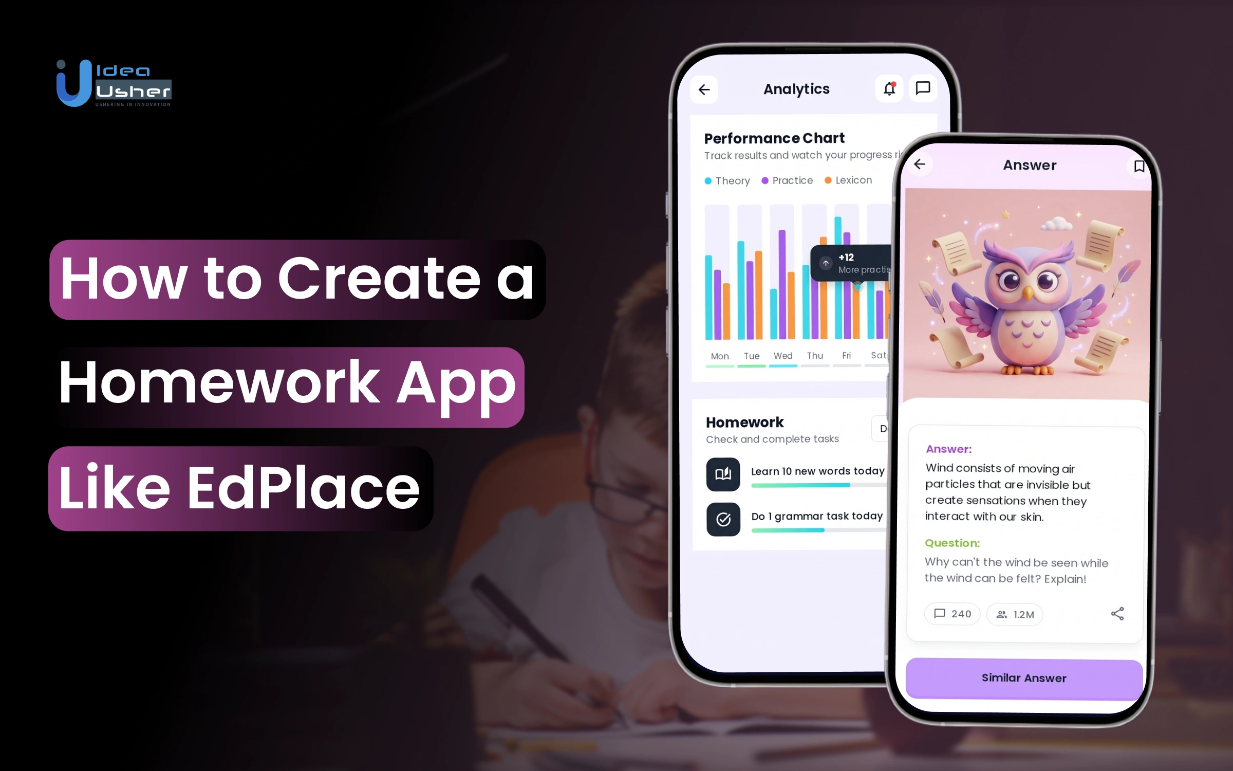 Homework & Revision App Like EdPlace development