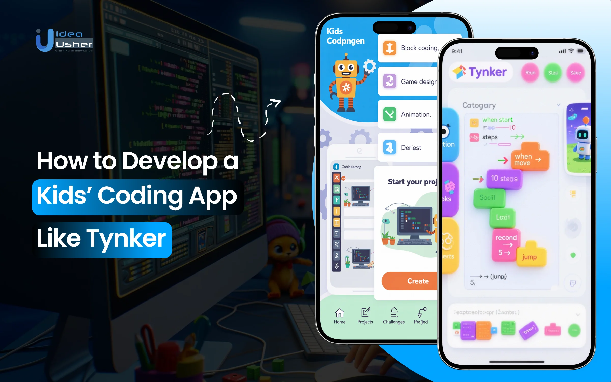 kids’ coding app like Tynker development