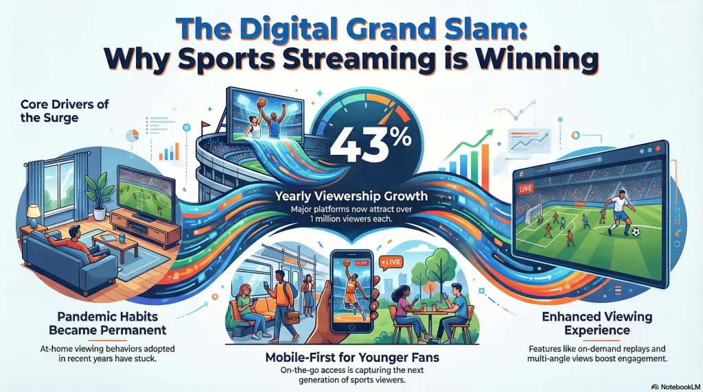 Why Sports Streaming Apps Saw a 43% Viewership Growth?
